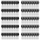 100 Pcs Retractable Badge Reel Holders  Heavy Duty Id Clip   Keychain Lanyard