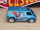 Vintage Hot Wheels Super Van Custom Blue Pegasus Real Riders 1 64 Loose