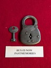  corbin  Steel Six 6 Lever Padlock W  Key  Old Vintage Antique Lock Lot  97