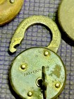 Lot Of 3 Six Lever Steel Padlocks Old Vintage Locks Antique Locks Eagle Sargent
