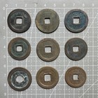 Lot Of 9 Pcs Ancient Chinese Coins Song Yuan Tong Bao               Northen Song Dynasty