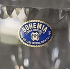 Vintage Beautiful Bohemia 24  Lead Crystal - Heavy Ice Bucket 