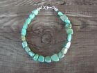 Navajo Indian Green Turquoise Stone Bracelet By Doreen Jake