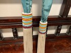 Gourd Dance Satin With 13  Fringe And   Beaded Tips