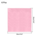 6pcs Cloth Napkins Pink Satin Table Napkins Polyester Table Napkin 20x20 Inch
