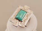 Carolyn Pollack Turquoise Navajo Sterling Silver Beautiful Southwest  Ring Sz 11