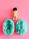 3d Baby Mold silicon Mold  Polymer Clay Mold  Resin  Plaster  Soap  Candle baby 
