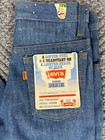 Vintage Rinsed Levi   s Kids Youth Bell Bottom Jeans Size 25x26 Orange Tab Nos