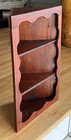 Antique Wooden Corner Shelf  Handmade Free Stand Or Wall Mount Vintage Farmhouse