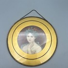 Victorian-era Chimney Flue Cover 7 75 w Winsome Young Lady