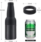 3 In 1 Beer Bottle Insulator  Double Wall Stainless Steel Insulated Can Cooler