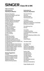 Singer Class 99 And 99k Sewing Machine User Manual Operation Guide