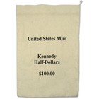 Official Us Mint Kennedy Half Dollar Canvas Bag Lot Of 5 Sku opc223