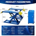 Pneumatic Mid-rise Scissor Lift-6614 Lbs Load Capacity  Fits Suvs  Free Shipping