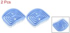 2 Pcs Tangle Shower Hair Detangler Detangling Brush Hair Brush Comb Blue