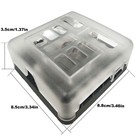 Auto Marine Waterproof 6-way Blade Fuse Box Block Holder Led Indicator 12v 32v