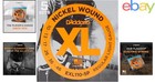 Xl Nickel Electric Guitar Strings  5-pack Set  Light Gauge 10-46 For Performance