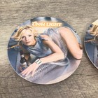 Vintage Coors Light Beer Bar Drink Coaster Jaime Pressly Lot Of 2 Advertisement