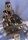 Folk Art  Hand Made Deathcart Taos  New Mexico Artist David Trujillo  1987