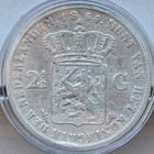 Netherlands 1854 2 1 2 Gulden - Rare - 0 945 Silver