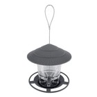 Round Hanging Bird Feeder Squirrel Proof 1000ml Large Auto-dispense Seed Green
