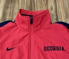 Nike Georgia Bulldogs Storm Fit Jacket Mens Medium Red Full Zip Windbreaker Euc