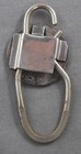 Vintage  Signed  Hopi Overlay Sterling Key Fob