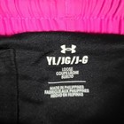 Under Armour Shorts Girls Large Pink Ua Fly By Gym Brief Lined Running 3  Inseam