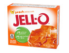 Jell-o Peach Gelatin Dessert Mix  3 Oz Box