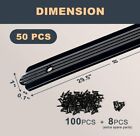 50 Pack Deck Balusters  32 25  Flat Metal Deck Spindles Aluminum Deck Balusters