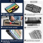 Battery Organizer Storage Holder Box Case With Tester  New Ultra-large 285 batte