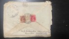 India 1930s Kgvi Era Registered Cover Calcutta To Nepal     Mixed Franking    Anna