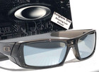 New Oakley Gascan Grey Smoke Polarized Galaxy Chrome Mirror Sunglass 9014-e2