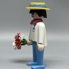 Playmobil Victorian Flower Seller Bouquet Male Adult Figure Tricycle Vtg 5400