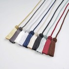 2 Pack Curtain Tiebacks With Tassels  Curtain Drapery Holdbacks Tassel Rope