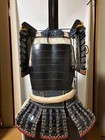 Iron Dou Yoroi Samurai Armor Edo Japan Used Antique With Stand box