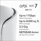 Netgear Orbi 770 Series Tri-band Wifi 7 Mesh Network System  rbe773  3 Pack New 