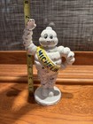 Vintage Michelin Tire Guy Man Figure Piggy Bank In Antiqued Cast Iron
