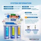 Reef Aquarium Drinking Dual Output 6 Stages Reverse Osmosis System 100 Gpd Ro Di