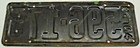 California 1924 License Plate Cal 596-175 Steel - Free Shipping   