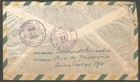 Brazil  1956 Registered Airmail Cover To Usa  receiver 