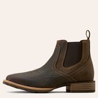 Ariat Men s Hybrid Low Boy Brown Elephant Print Wide Square Toe Chelsea Boots