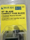 Blue Sea - 5045-bss Fuse Block Stblade Compact 4circ W cvr  1ea 