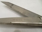 Vintage Wiss Usa No  39 Inlaid Black Handle Sewing Scissors Shears 9 1 4 