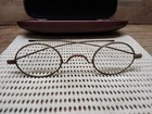 Vtg Antique Civil War Era Wire Oval Rim Eye Glasses In Good Shape 