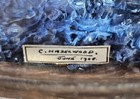 Signed   Dated Ship In Bottle   Folk Art Whimsy   Pinch Bottle   Diorama   Mint 