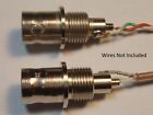 Qty 10  Bnc Female Panel Mount Easy Solder Connectors For Diy   Prototyping Nos