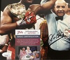 Riddick Bowe Signed Photo 8x10 Joe Cortez Autograph Boxing Gloves Hof Champ Jsa