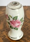 Vintage Miniature Perfume Bottle And Tiny Porcelain Vase  Celluloid  Glass 