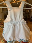 Baby Dior Deadstock Vintage Romper Tennis Rackets One Piece Shortall